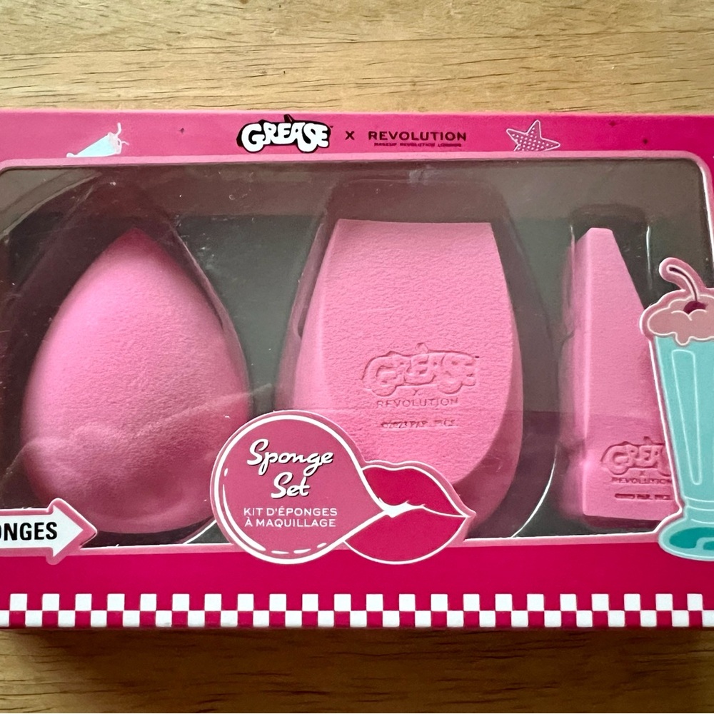 Grease sponge set